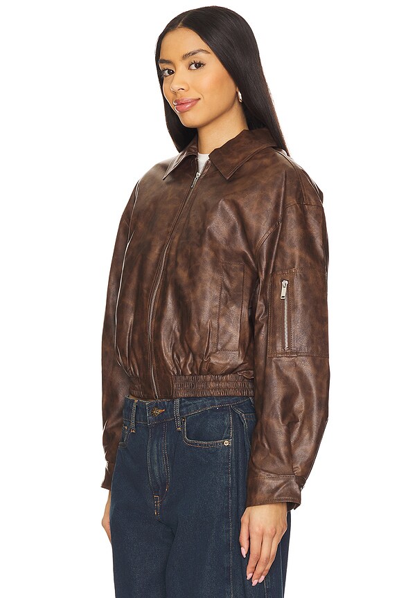 Superdown Janeka Jacket In Brown