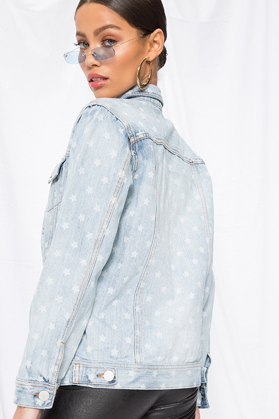 superdown pearl denim jacket