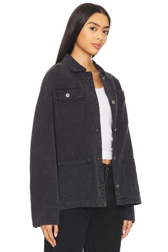 Superdown Estella Jacket In Vintage Black