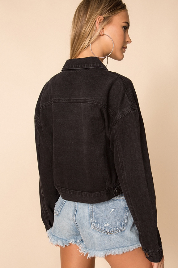 superdown pearl denim jacket