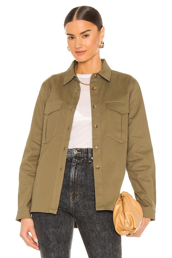 Image 1 of Corinne Shacket in Olive