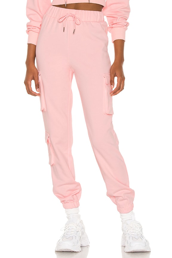 Image 1 of Bethany Cargo Sweatpant in Pink