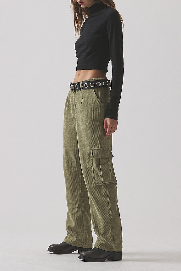 superdown Willow Cargo Pant in Army Green
