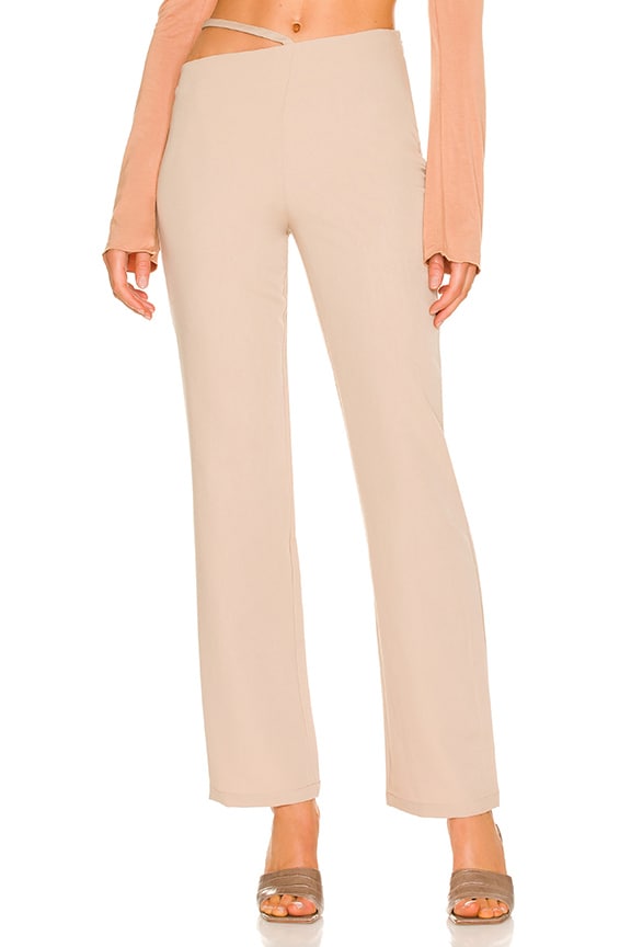 Image 1 of Micah Strappy Pant in Nude