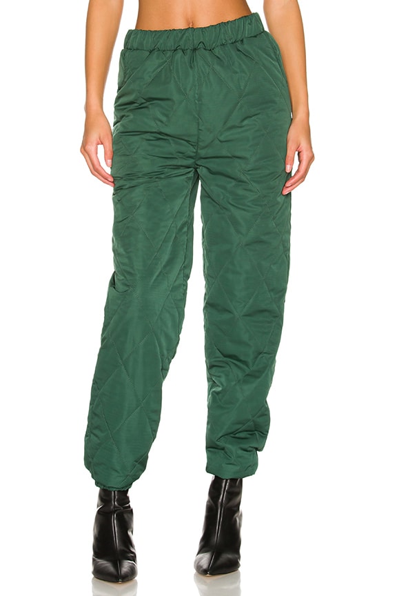 Image 1 of Trish Puffer Pant in Forest Green