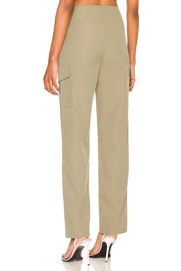 Shop Superdown Kimmy Cargo Pant In Olive Green