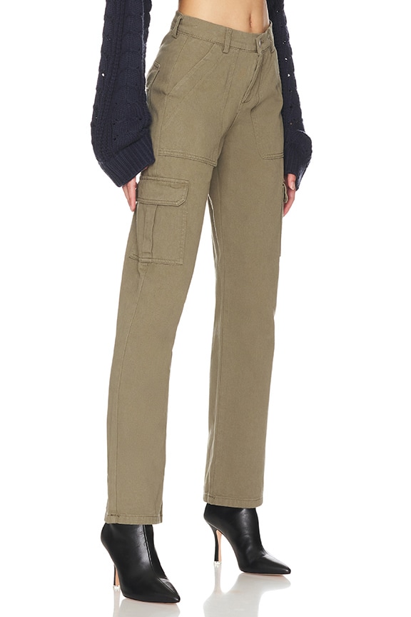 Shop Superdown Adina Cargo Pant In Olive Green
