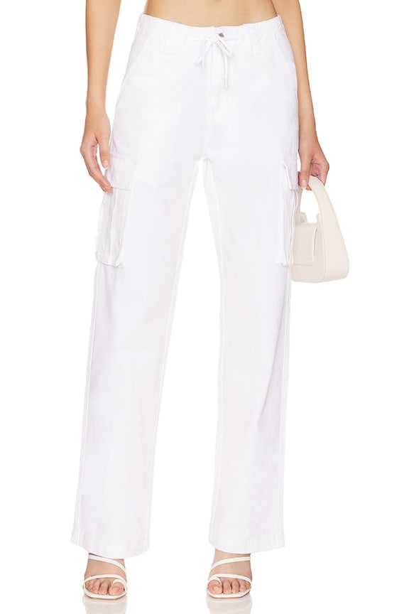 Superdown Seleste Drawstring Jogger Pant In Cream