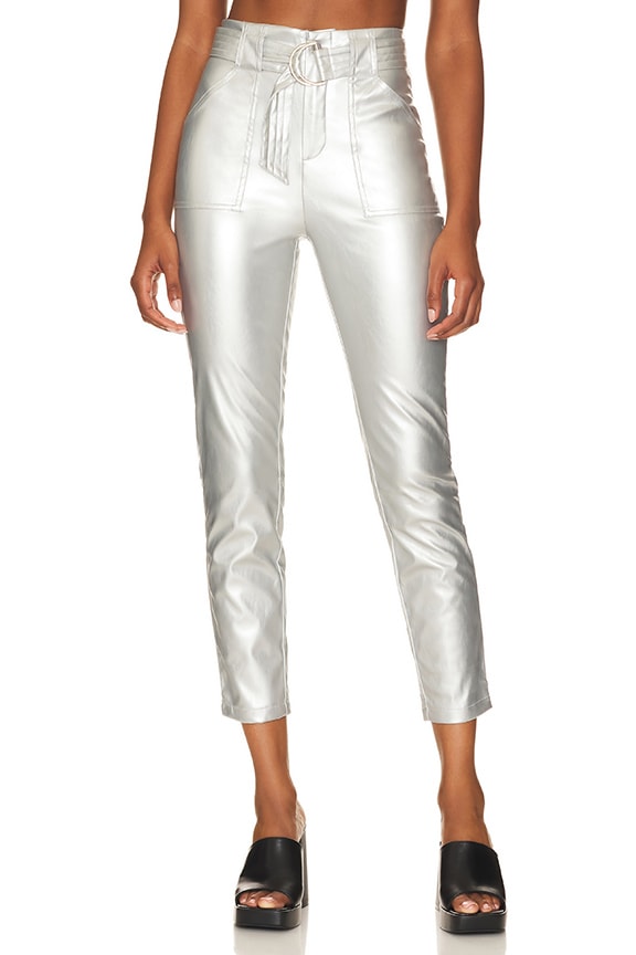 Image 1 of Chanice Buckle Pant in Silver