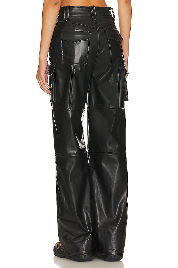 Shop Superdown Halley Faux Leather Pant In Black