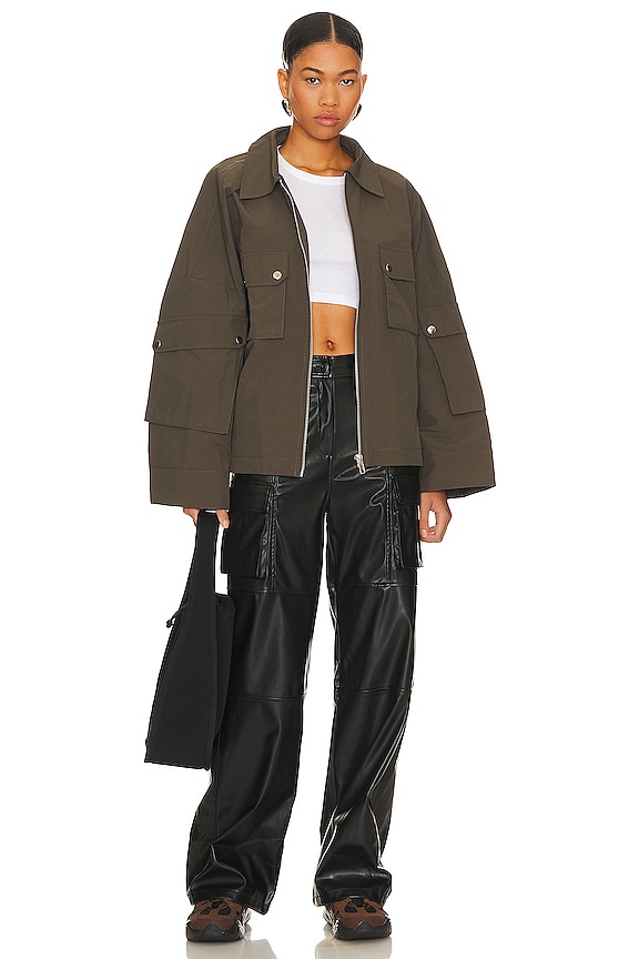 Shop Superdown Halley Faux Leather Pant In Black