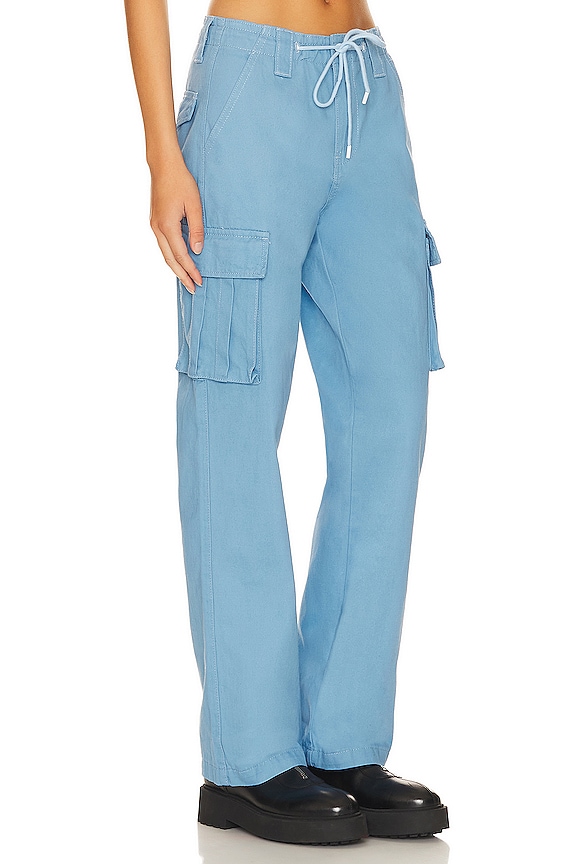 Shop Superdown Bobbi Cargo Pant In Denim Blue