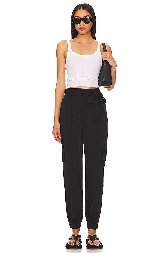 Shop Superdown Rachel Cargo Pant In Black