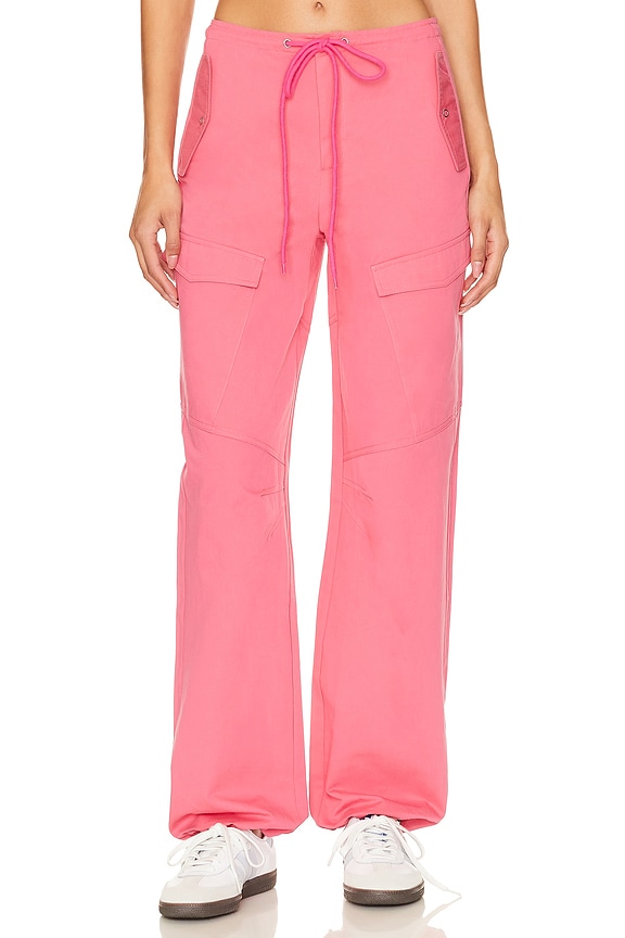 Superdown Beck Cargo Pant In Hot Pink