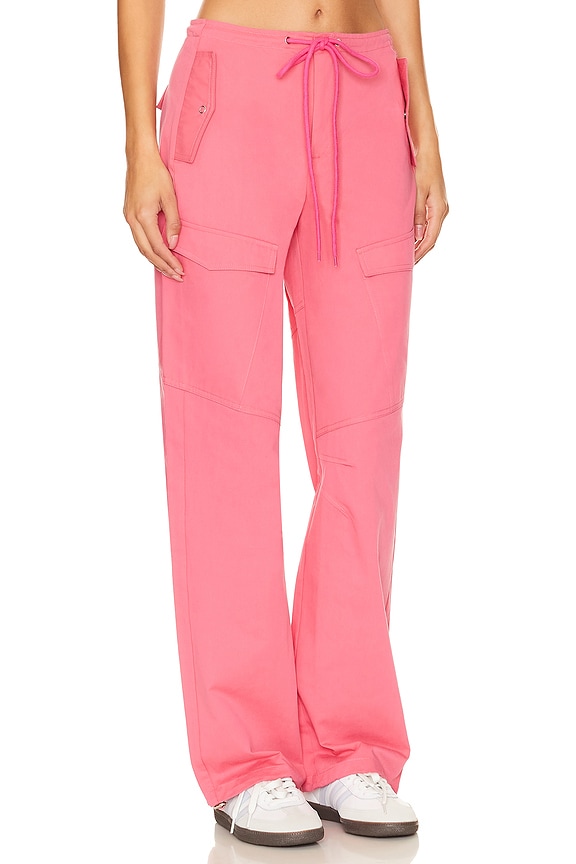 Superdown Beck Cargo Pant In Hot Pink
