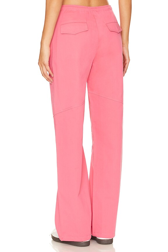 Superdown Beck Cargo Pant In Hot Pink