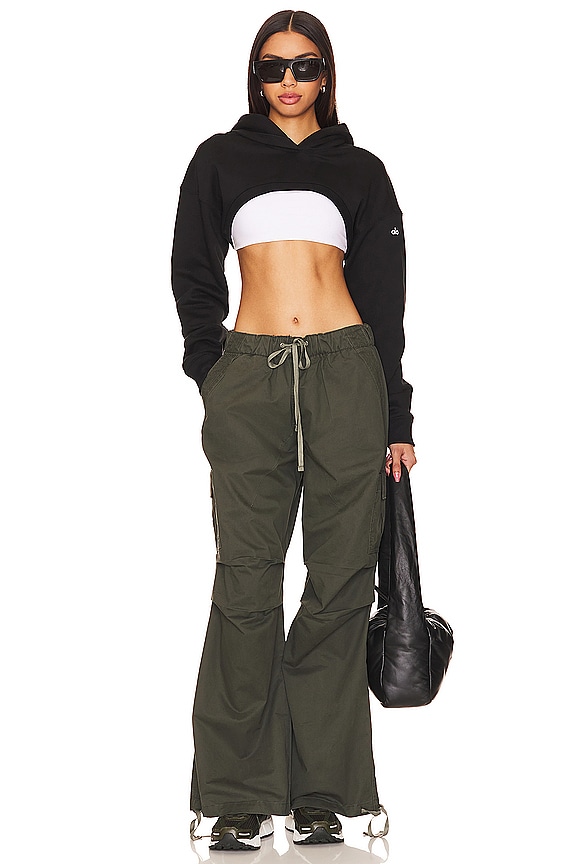 Shop Superdown Raylee Cargo Pant In Army Green