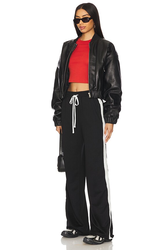 Superdown Jasmina Track Pant In Black
