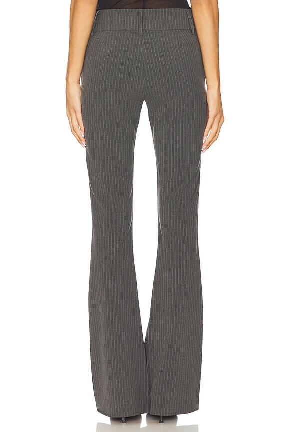 Superdown Emerson Pant In Grey Pinstripe