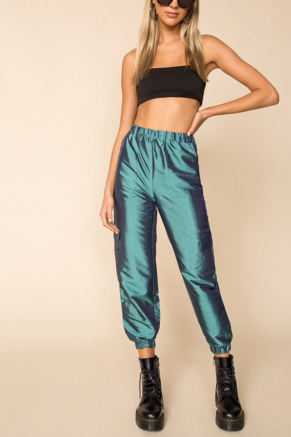Image 1 of Pia Cargo Pant in Teal