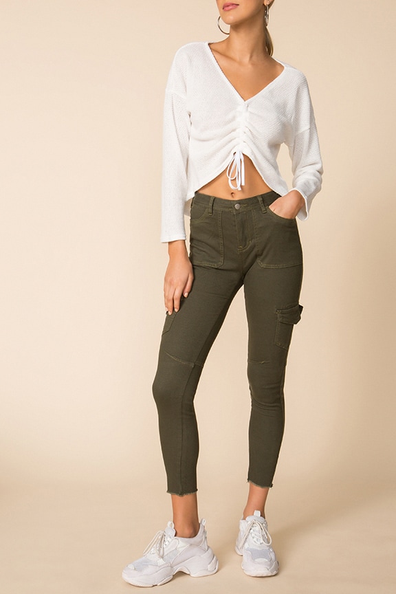 Image 1 of Daphne Cargo Pant in Green