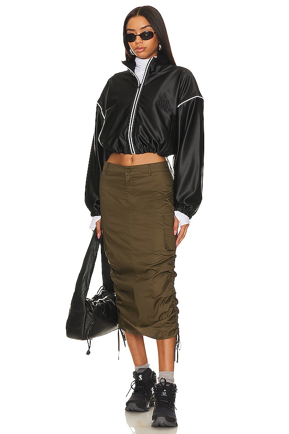 Shop Superdown Jasmina Cargo Skirt In Green