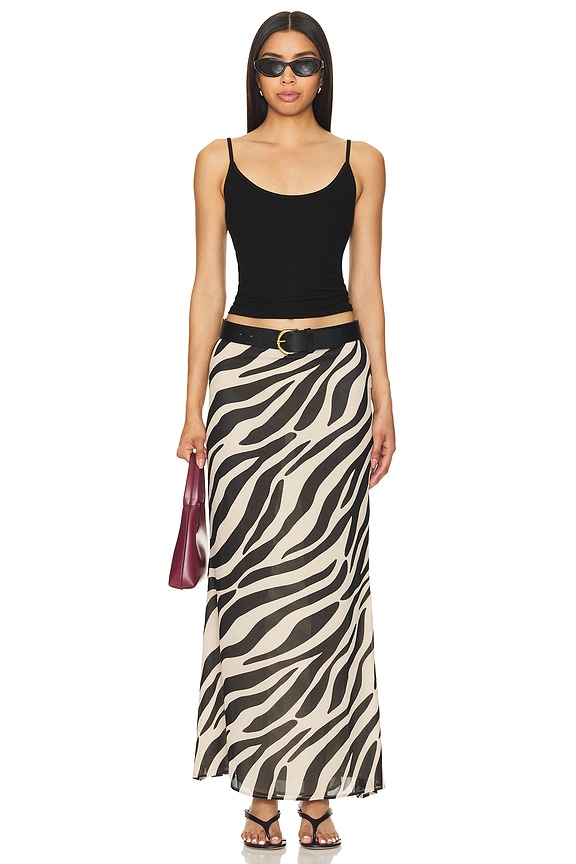 Superdown Nalani Maxi Skirt In Stripe