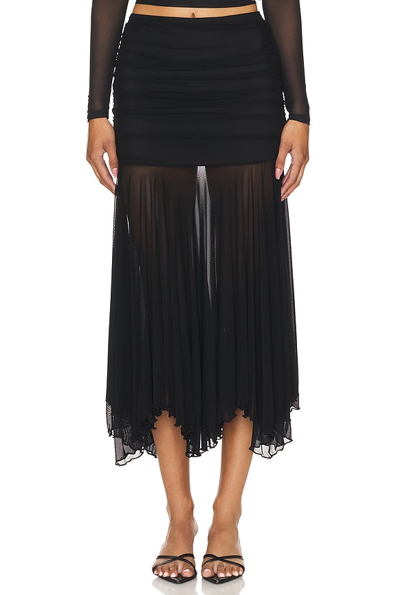 Image 1 of Kami Maxi Skirt in Black