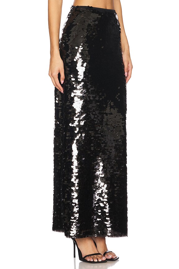 Superdown Lydie Maxi Skirt In Black