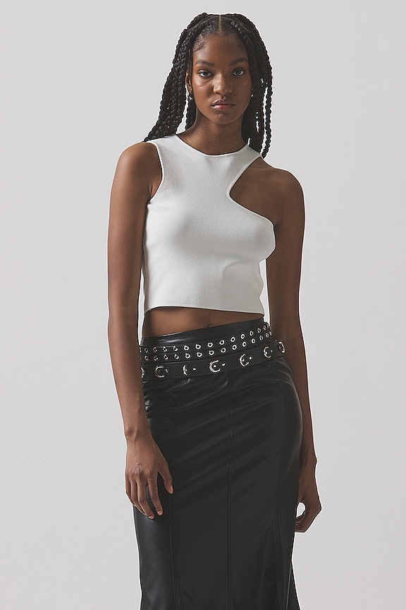 Image 1 of Nora Cutout Top in White