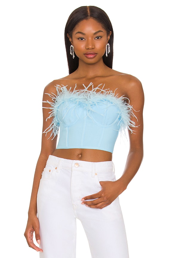 Image 1 of Ramona Bustier Top in Blue