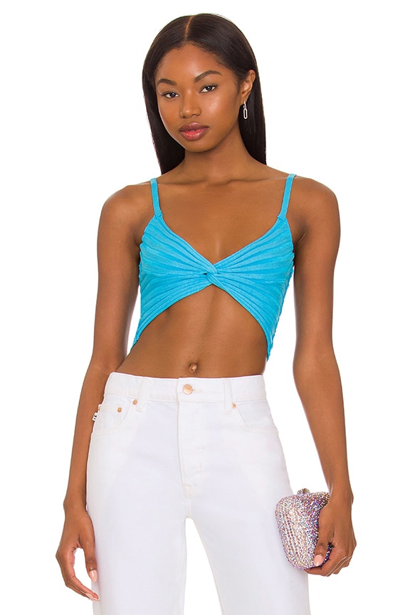 Image 1 of Carla Knot Top in Blue