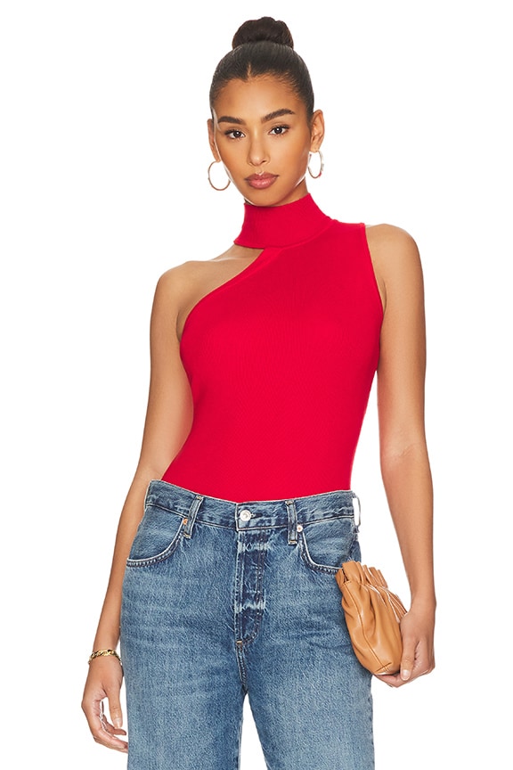 Image 1 of Luz Knit Top in Red