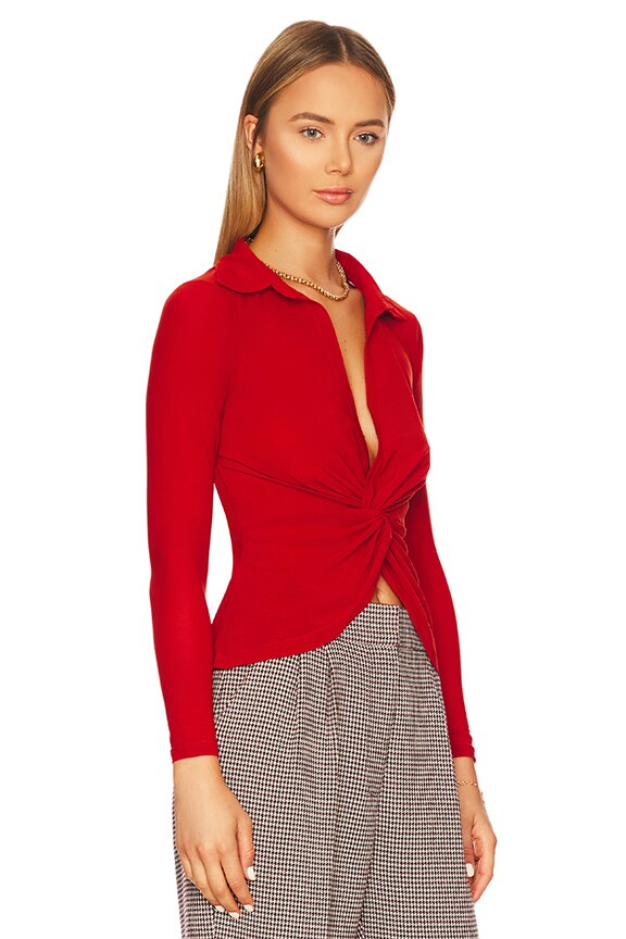 Superdown Deja Twist Front Top superdown