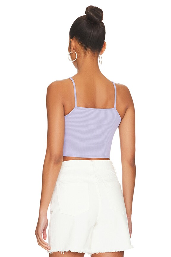Superdown Jhene Butterfly Top In Lilac | ModeSens