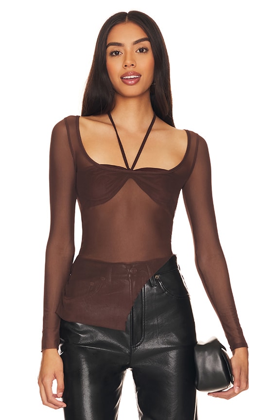 Image 1 of Shania Top in Brown