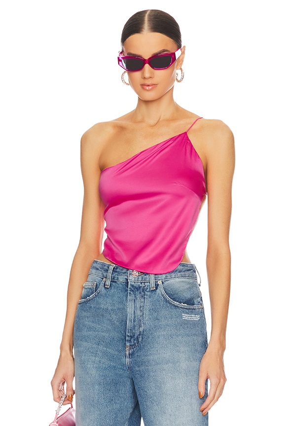Shop Superdown Gianna Backless Top In Pink