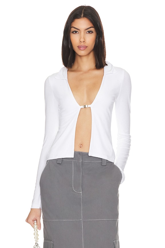 Image 1 of Hanna Buckle Top in White