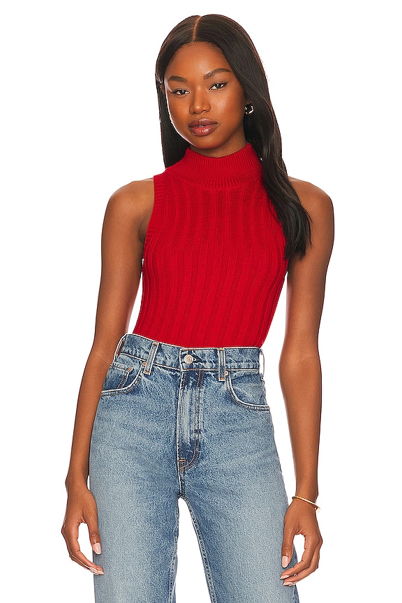 Image 1 of Montana Knit Top in Red