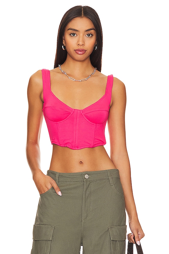 Image 1 of Jia Bustier Top in Pink