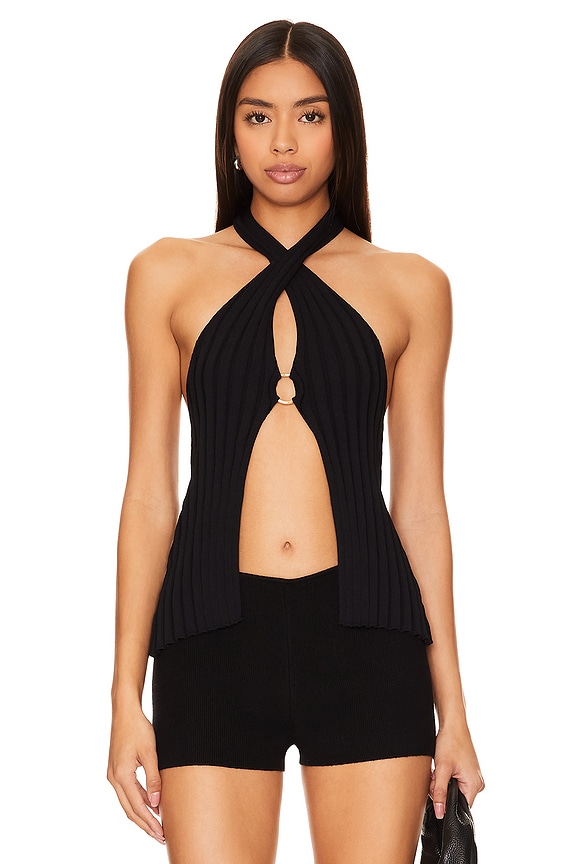 Superdown Eliana Open Front Top | superdown