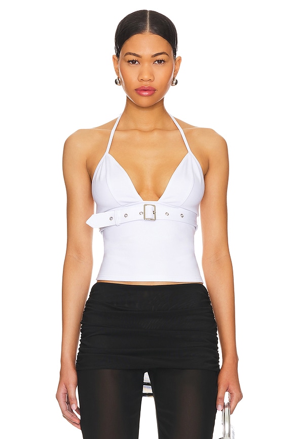 Image 1 of Carmena Halter Top in White