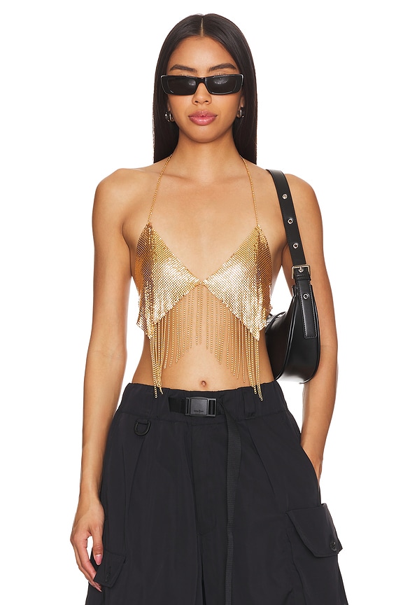 Image 1 of Maeve Bra Top in Gold