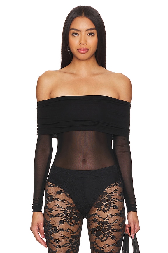 Image 1 of Koa Bodysuit in Black