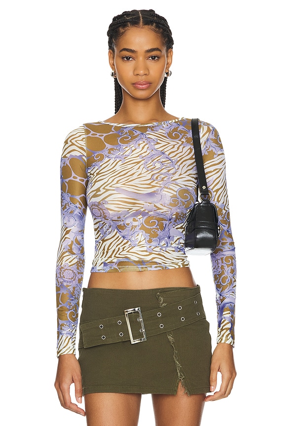 Image 1 of Vianca Top in Blue Multi