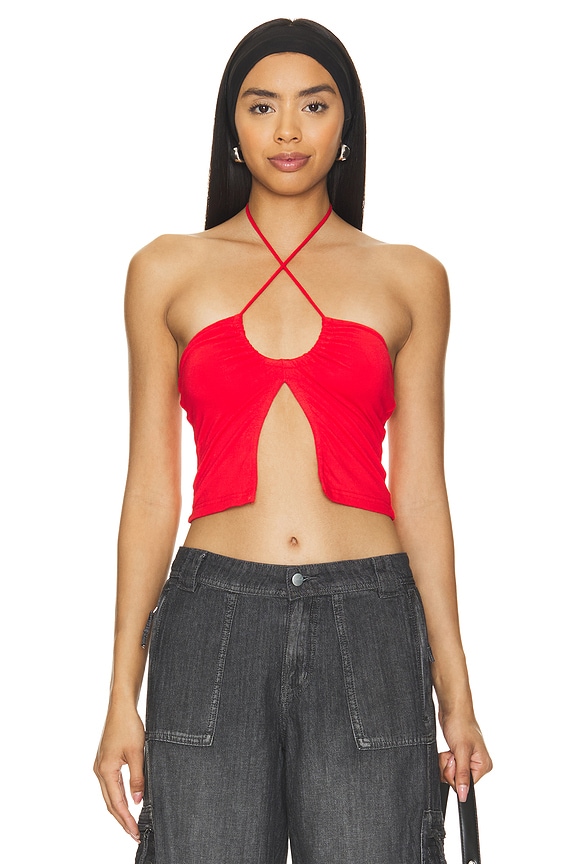 Shop Superdown Daija Top In Red