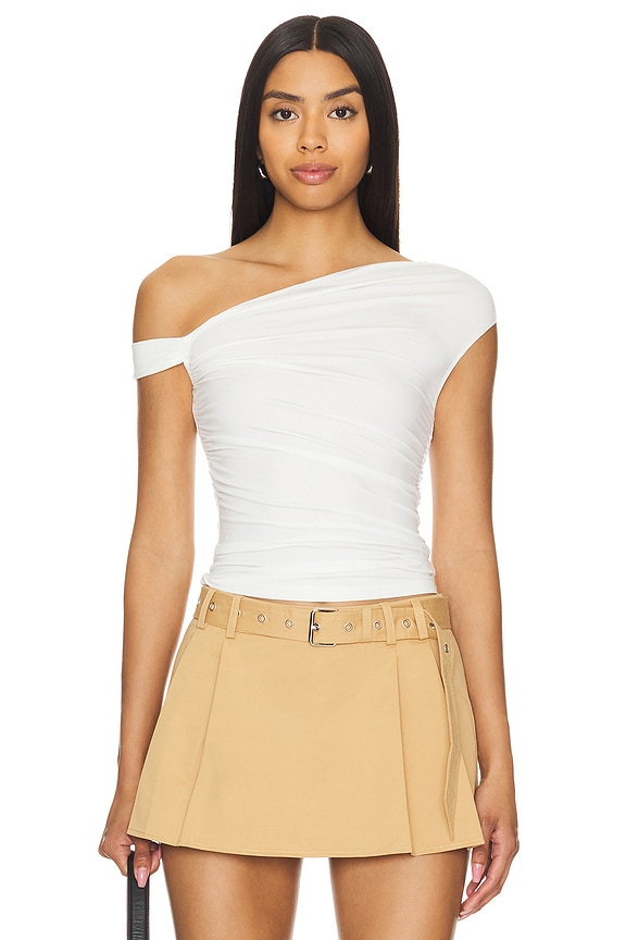 Image 1 of x Maggie MacDonald Moxie Top in White