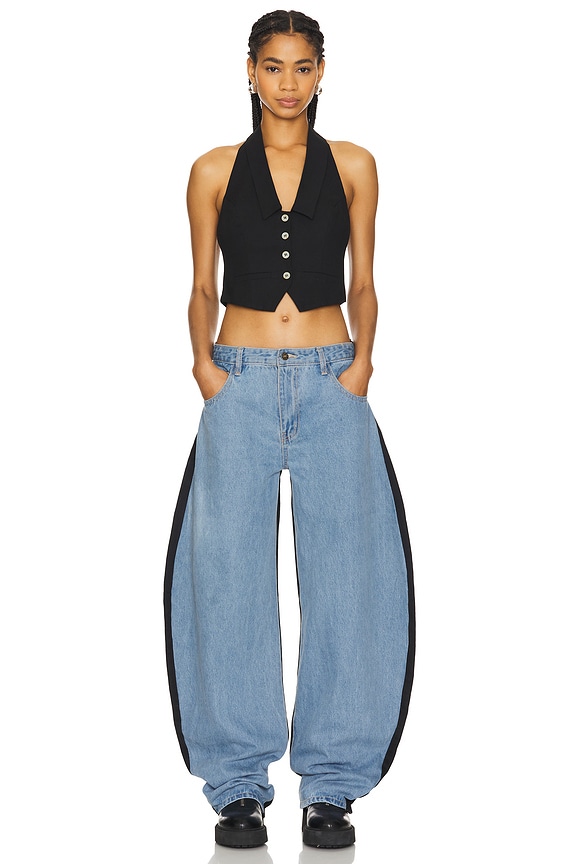 Superdown Nikita Vest In Black