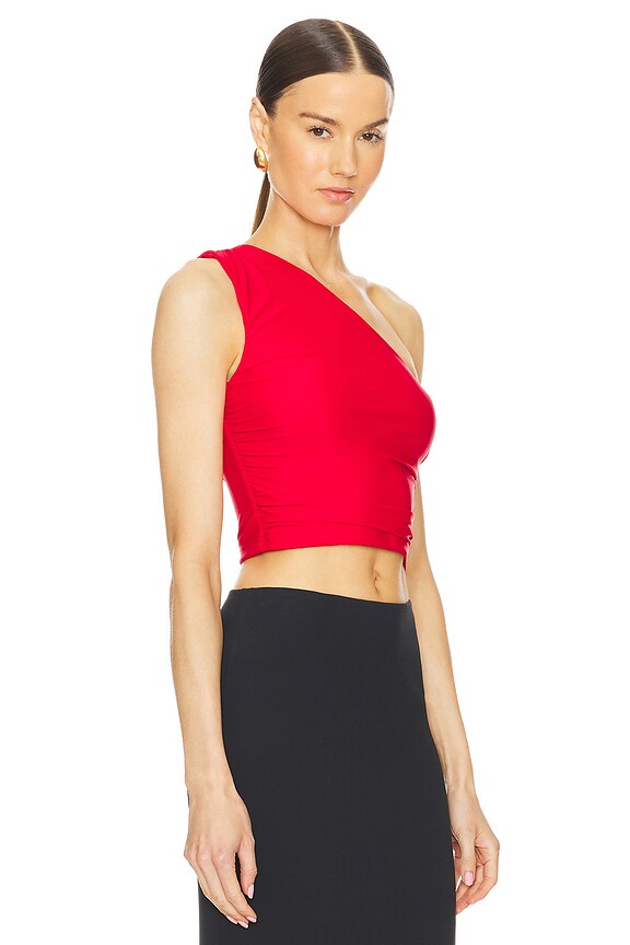 Superdown Cassandra Crop Top In Red