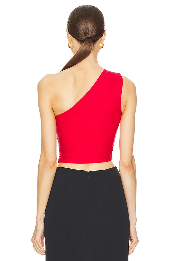 Superdown Cassandra Crop Top In Red